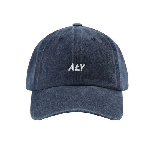 Aly Good Vibes - "Aly Logo Blue" Washed Cap