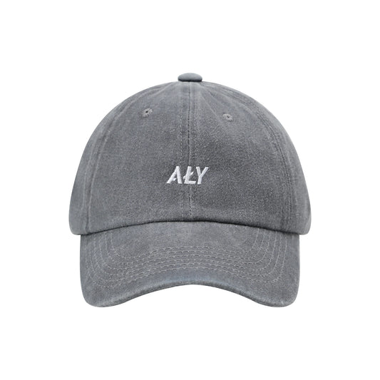 Aly Good Vibes - "Aly Logo Grey" Washed Cap