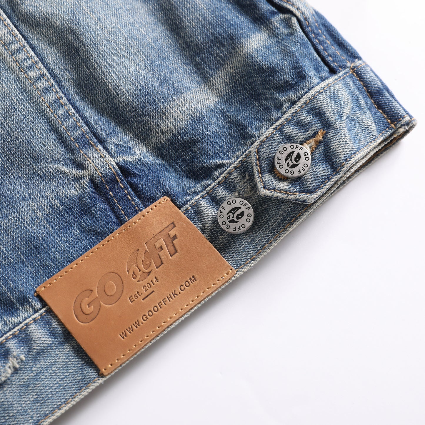 GO OFF 10TH VINTAGE DENIM JACKET