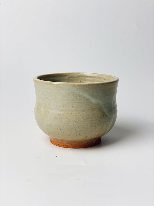 日本製唐津燒 灰色陶瓷茶碗 |  Japanese Karatsu Ware Grey Tea Bowl