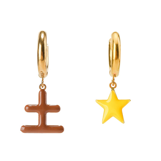 Matter Matters Universe / Saturn Earrings • Yellow