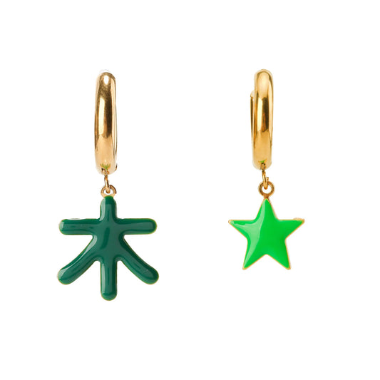 Matter Matters Universe / Jupiter Earrings • Green