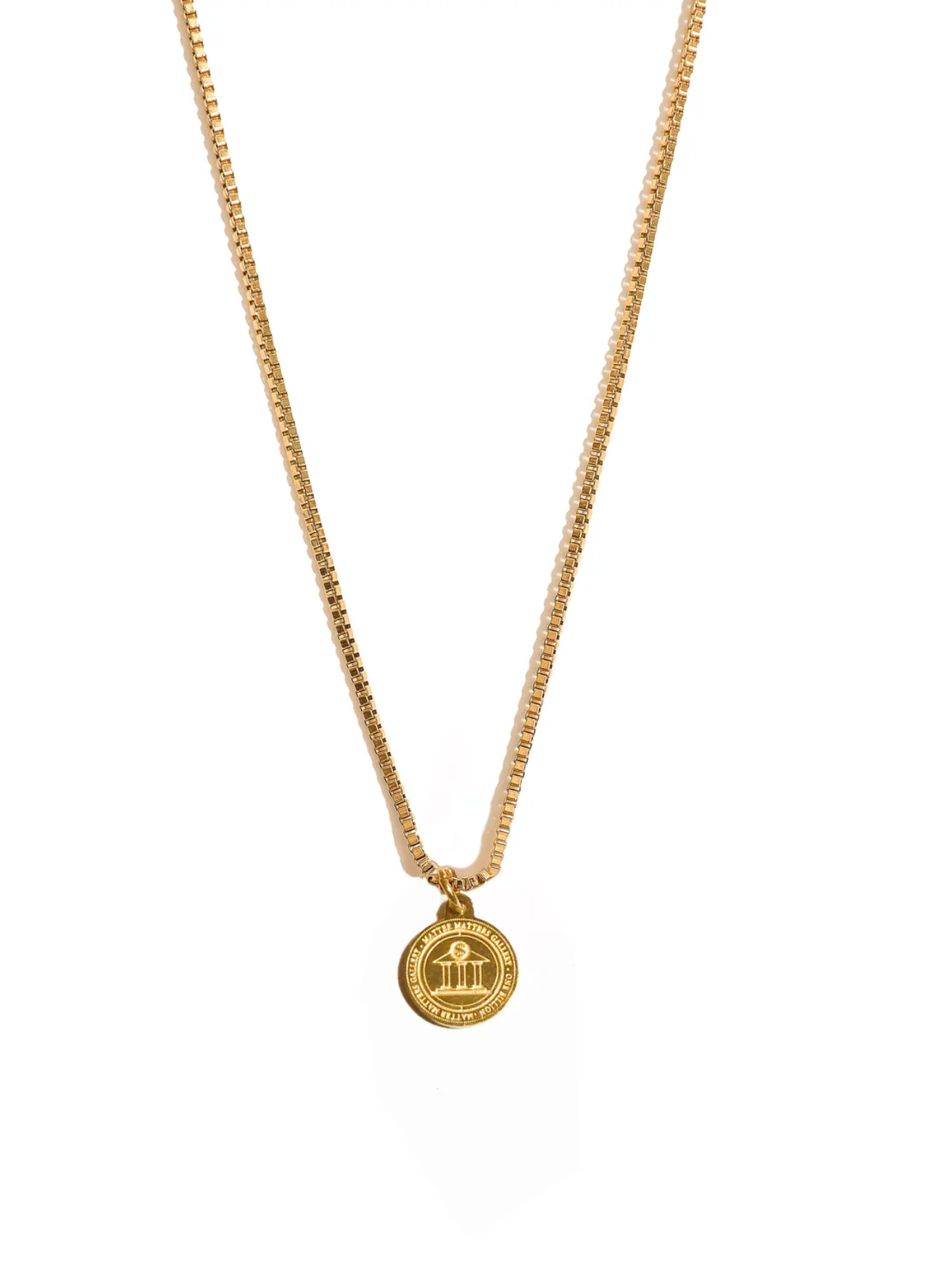 Matter Matters One Billion Coin Necklace • Gold