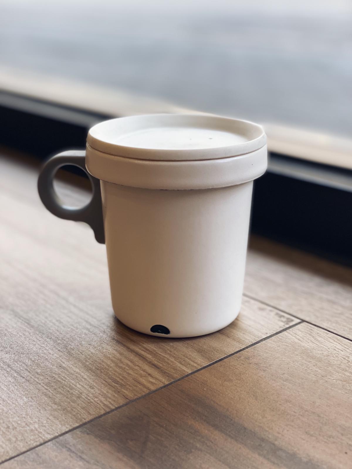 【特價瑕疵品】Ovject 琺瑯杯 (白色) |  Ovject Enamel Mug (White)