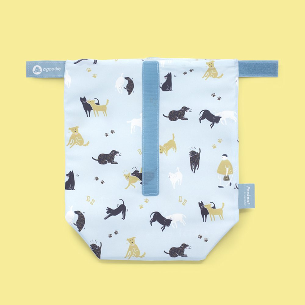 好日子 Pockeat 食物袋 (相信動物) | Agooday Reusable Food Storage Bag (Believe Animals)