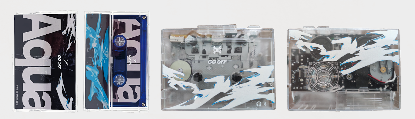 GO OFF AQUA Y5 CASSETTE with CASSETTE PLAYER