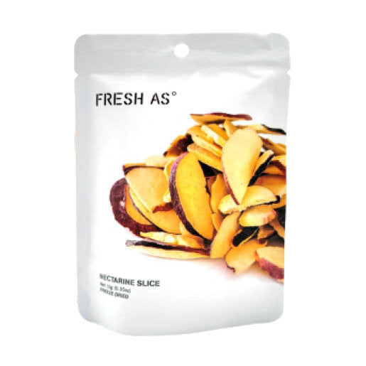 【 到期日：24/11/2024 】Fresh As - 天然無添加無鹽凍乾桃駁李片 10g｜Natural No Additives No Salt Freeze Dried Nectarine Slices 10g