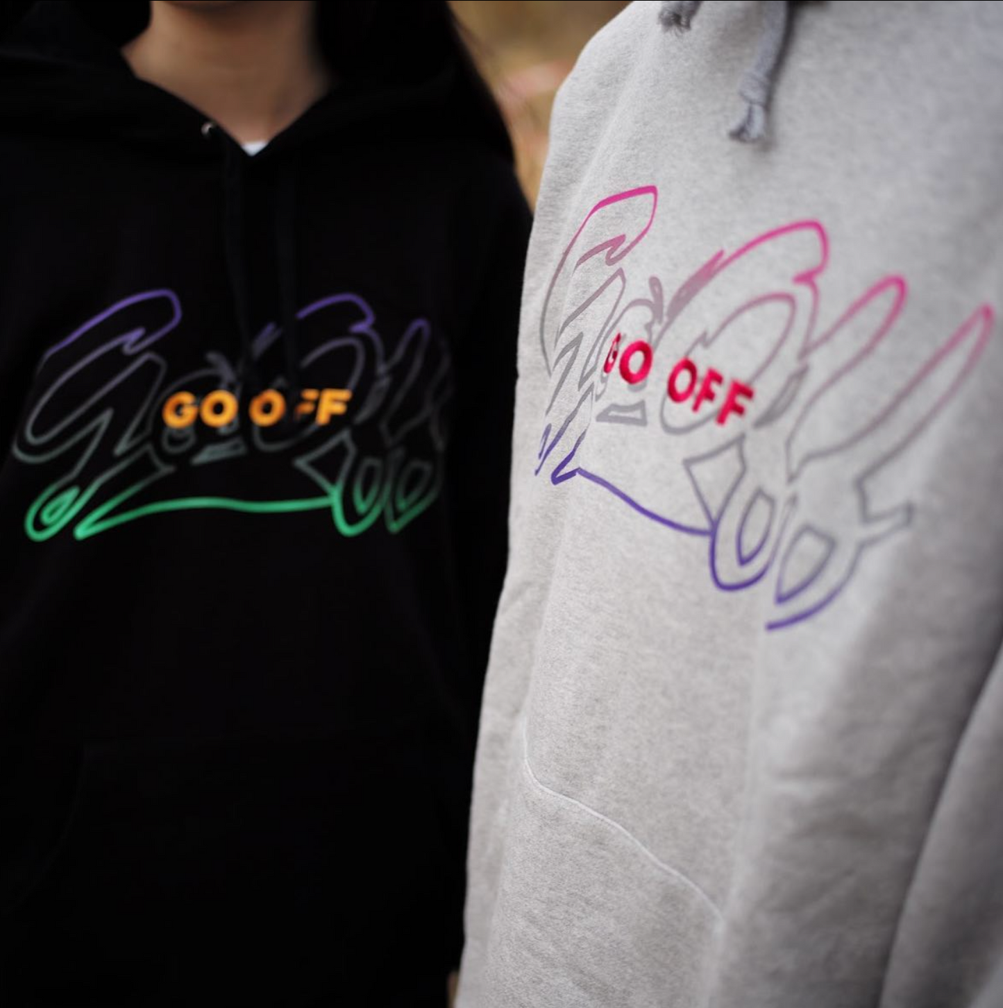 GO OFF LOGO HOODIE (BLACK)