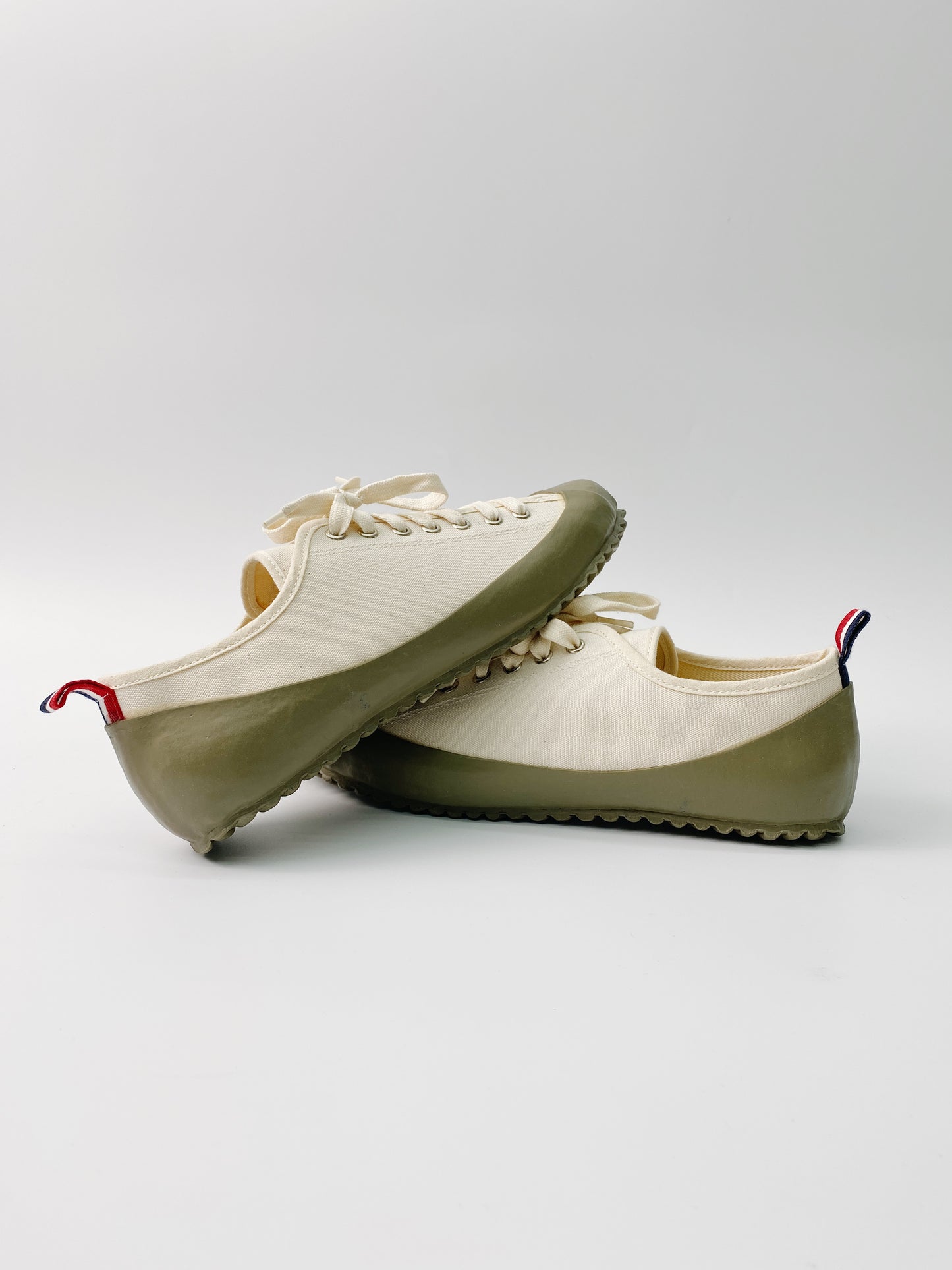 ALLX Marine Low Shoes (White/ Olive)