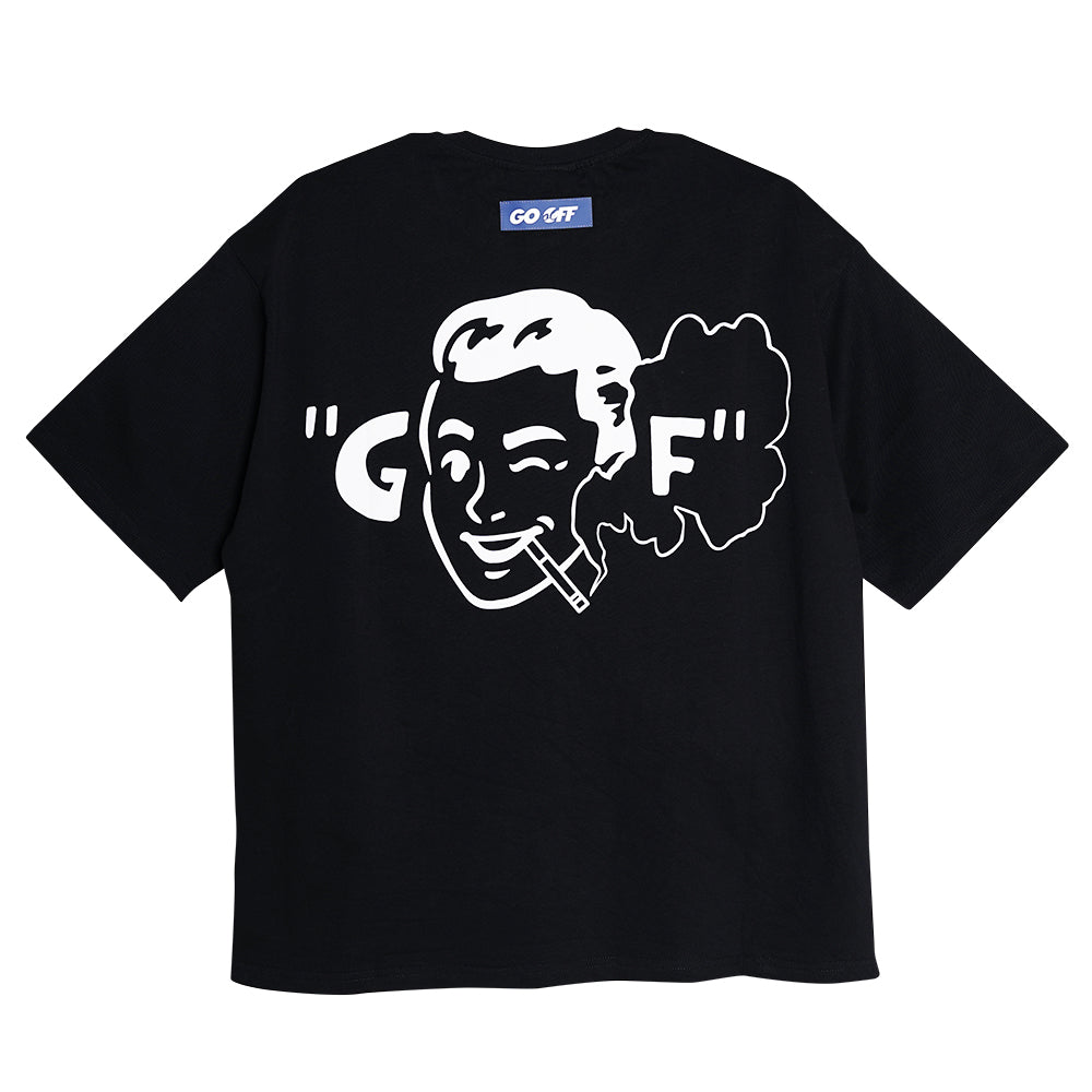 GO OFF SOMKEING POCKET TEE (BLACK) (SS22T005BL)