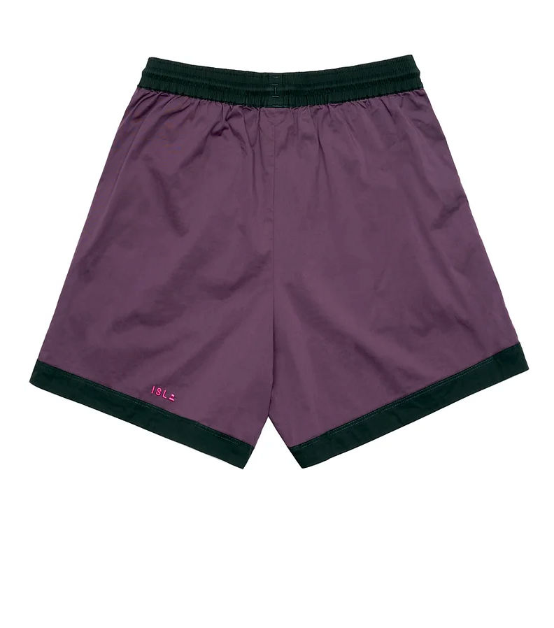 ISLA Team Tearaway Shorts (Two-Tone) - Forest Green x Purple