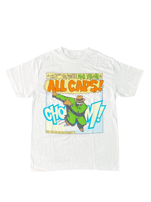 Madvillain "All Caps" Tee (White)