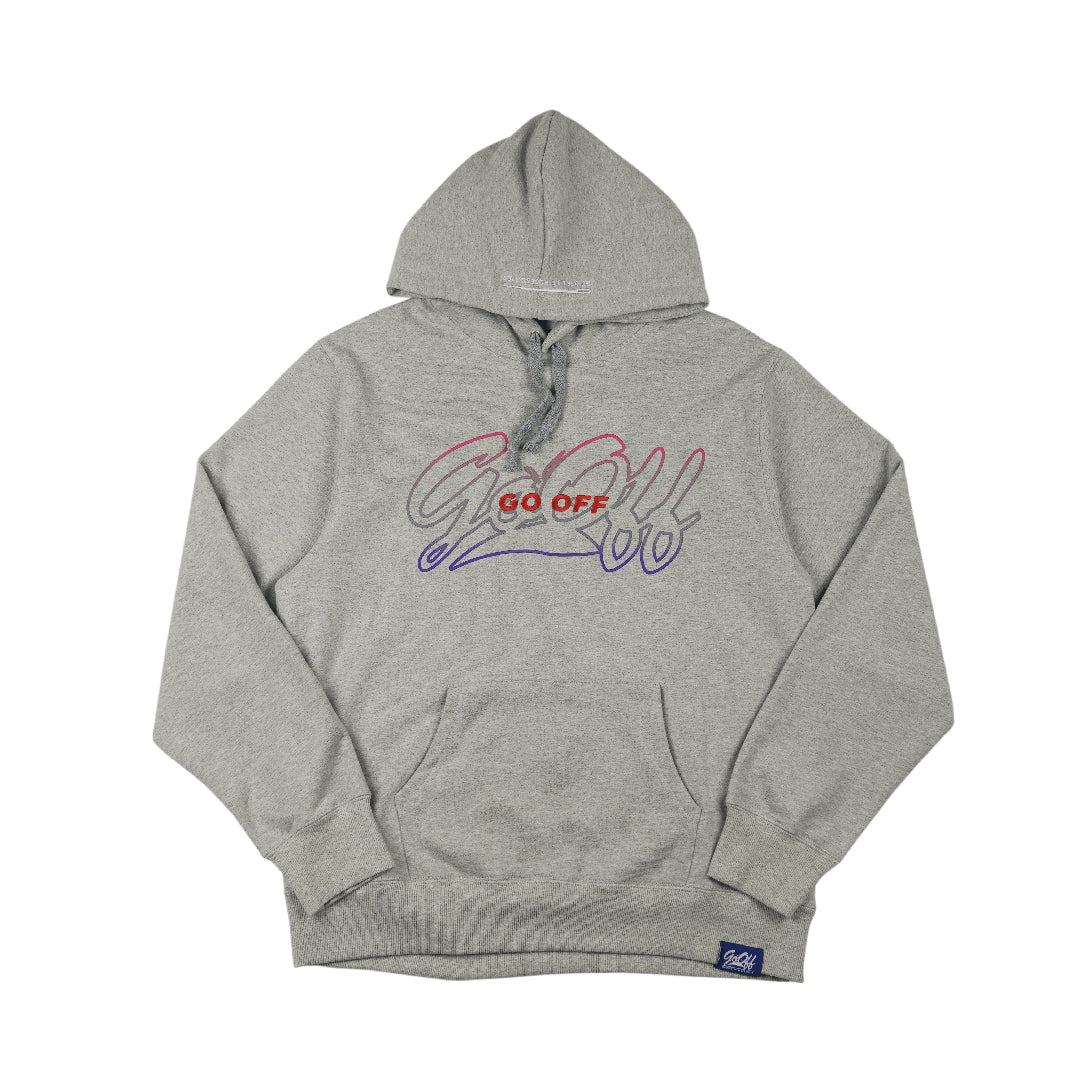 GO OFF LOGO HOODIE (GREY)