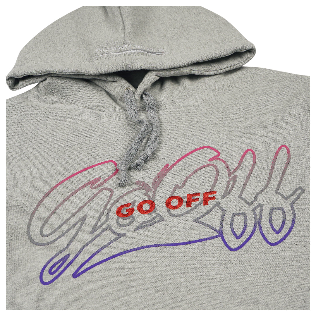 GO OFF LOGO HOODIE (GREY)